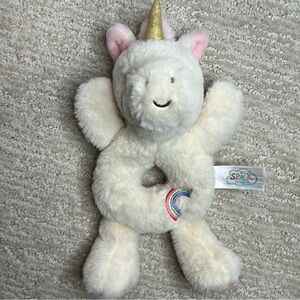 Spark Create Imagine Unicorn Stuffed Animal - White and Gold